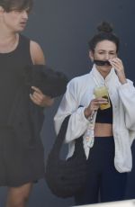 MICHELLE KEEGAN Leaves Morning Pilates Class at Bondi Beach 04/27/2024