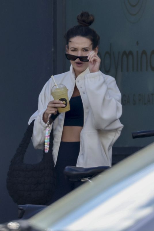 MICHELLE KEEGAN Leaves Morning Pilates Class at Bondi Beach 04/27/2024