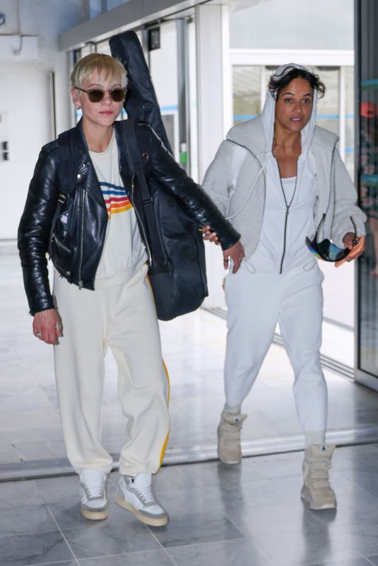 MICHELLE RODRIGUEZ and CARMEN VANDENBERG Leaves 77th Annual Cannes Film Festival at Nice Airport 05/24/2024