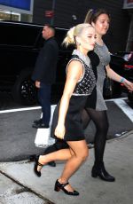 MILLIE GIBSON Arrives at Good Morning America in New York 04/30/2024