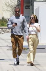 MINKA KELLY and Dan Reynolds on s Coffee Walk in Los Angeles 05/07/2024