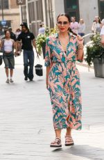 MYLEENE KLASS Arrives at Smooth Radio in London 05/11/2024