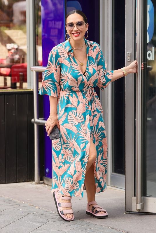 MYLEENE KLASS Arrives at Smooth Radio in London 05/11/2024