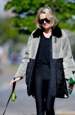 NAOMI WATTS Out for a Dog Walk in New York 05/11/2024