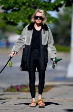 NAOMI WATTS Out for a Dog Walk in New York 05/11/2024