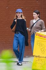 NATALIA DYER and FRANCESCA REALE Out in New York 05/23/2024