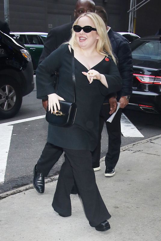 NICOLA COUGHLAN Arrives at Good Morning America in New York 05/13/2024