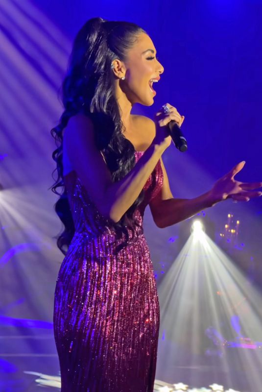 NICOLE SCHERZINGER Performs at Taiss Gala Dinner at Atlantis The Royal Hotel in Dubai 05/01/2024