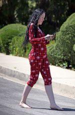 NOAH CYRUS Arrives at Her Home in Los Angeles 04/29/2024
