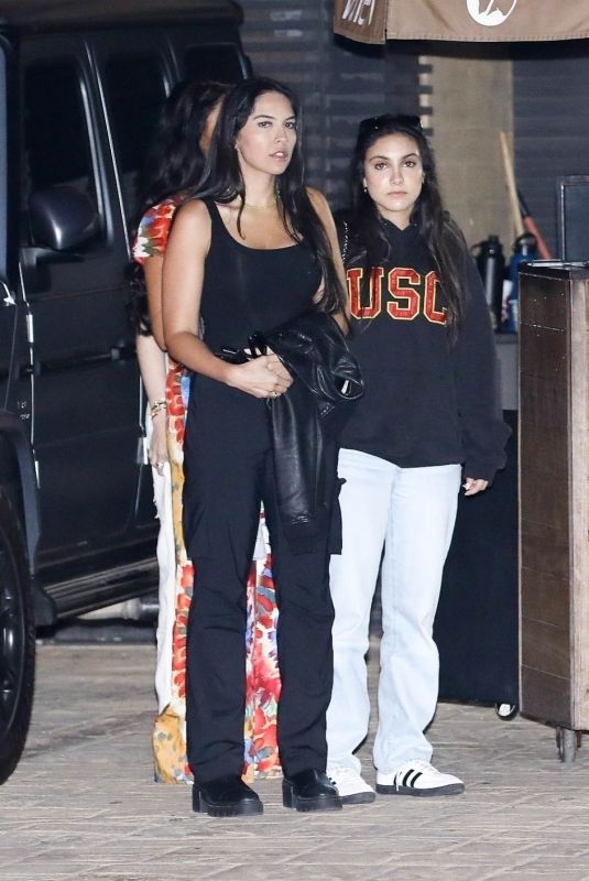 NOOR ALFALLAH Leaves Dinner with Friends at Nobu in Malibu 05/26/2024