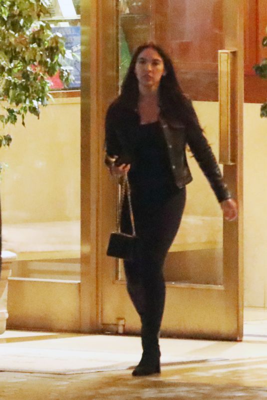 NOOR ALFALLAH Leaves Sunset Tower Hotel in Los Angeles 05/06/2024