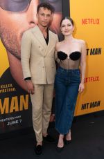 OLIVIA APPLEGATE at Hit Man Premiere and Glen Powell