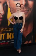 OLIVIA APPLEGATE at Hit Man Premiere and Glen Powell