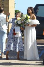OLIVIA CULPO and Christian McCaffrey Leaves Her Bridal Shower at Nobu in Malibu 05/25/2024