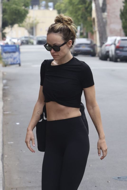 OLIVIA WILDE Heading to a Gym in Studio City 05/17/2024