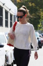 OLIVIA WILDE Leaves Gym Session in Los Angeles 05/01/2024