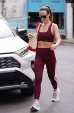 OLIVIA WILDE Leaves Her Workout in Los Angeles 05/09/2024