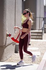 OLIVIA WILDE Leaves Tracy Anderson Method Studio Gym in Studio City 05/06/2024