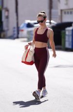 OLIVIA WILDE Leaves Tracy Anderson Method Studio Gym in Studio City 05/06/2024