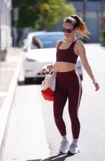 OLIVIA WILDE Leaves Tracy Anderson Method Studio Gym in Studio City 05/06/2024