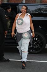 PALOMA ELSESSER Arrives at Bella Hadid