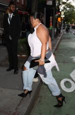 PALOMA ELSESSER Arrives at Bella Hadid