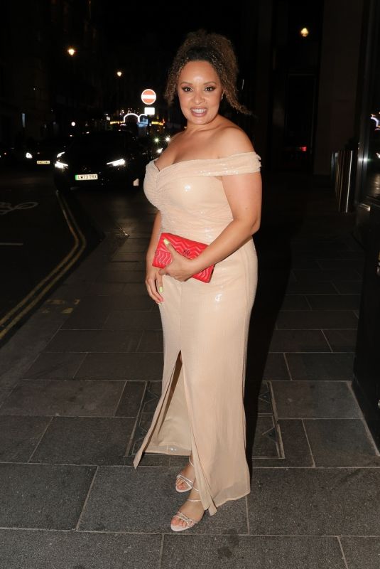 PANDORA CHRISTIE Arrives at Variety Club Showbusiness Awards 2024 in London 04/28/2024