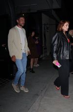 PETRA ECCLESTONE and Sam Palmer Out for Dinner at Craig