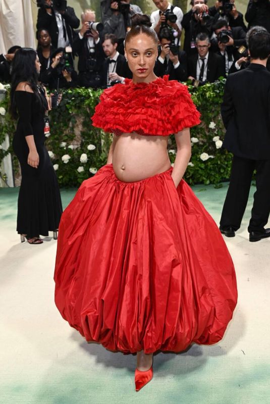 Pregnant ADWOA ABOAH at Met Gala Celebrating Sleeping Beauties: Reawakening Fashion in New York 05/06/2024