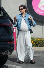 Pregnant JENNA DEWAN at Menchie