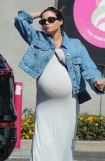 Pregnant JENNA DEWAN at Menchie