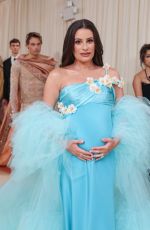 Pregnant LEA MICHELE at Met Gala Celebrating Sleeping Beauties: Reawakening Fashion in New York 05/06/2024
