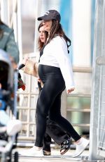Pregnant LEA MICHELE Out and About in Los Angeles 05/01/2024