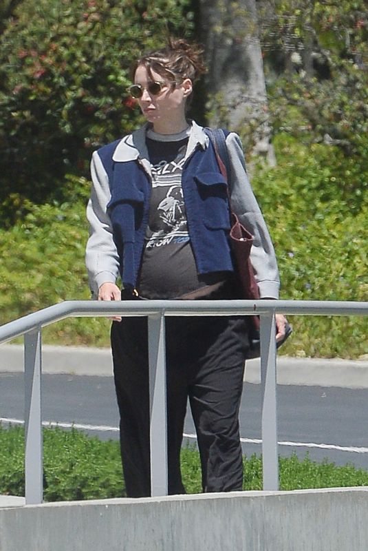 Pregnant ROONEY MARA Out in Los Angeles 05/07/2024