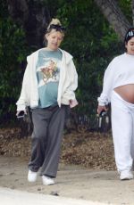 Pregnant VANESSA HUDGENS Out Hiking with a Friend in Los Angeles 05/04/2024