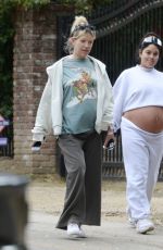Pregnant VANESSA HUDGENS Out Hiking with a Friend in Los Angeles 05/04/2024