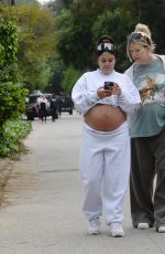 Pregnant VANESSA HUDGENS Out Hiking with a Friend in Los Angeles 05/04/2024