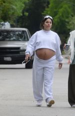 Pregnant VANESSA HUDGENS Out Hiking with a Friend in Los Angeles 05/04/2024