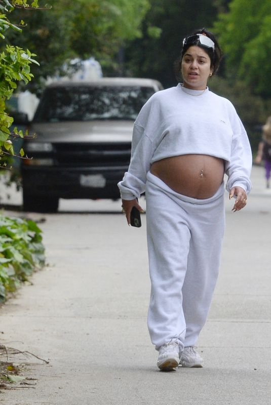 Pregnant VANESSA HUDGENS Out Hiking with a Friend in Los Angeles 05/04/2024