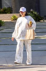 Pregnant VANESSA HUDGENS Picks up Curbside Delivery in Los Angeles 05/09/2024