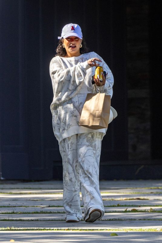 Pregnant VANESSA HUDGENS Picks up Curbside Delivery in Los Angeles 05/09/2024