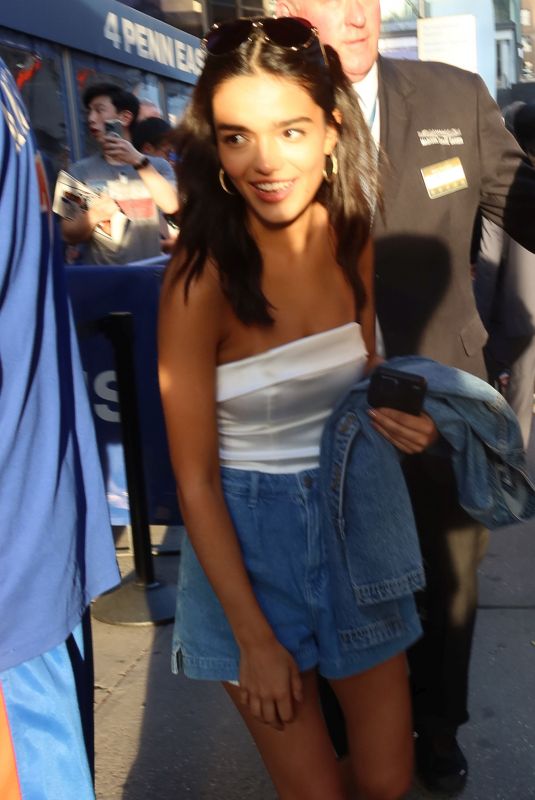 RACHEL ZEGLER Arrives at Eastern Conference Semifinals Game 2 at Madison Square Garden in New York 05/08/2024