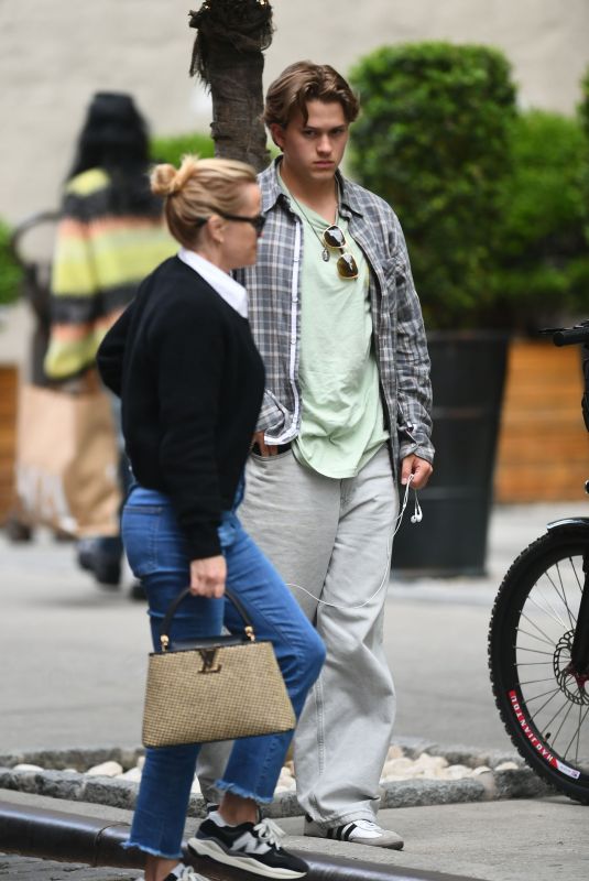 REESE WITHERSPOON Out with Her Son Deacon in New York 05/13/2024