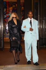RIHANNA and Asap Rocky Out for Dinner at Mamo Italian Restaurant in New York 05/16/2024