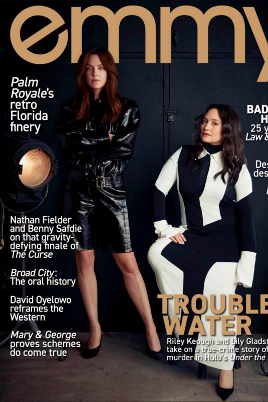 RILEY KEOUGH and LILY GLADSTONE in Emmy Magazine No. 6, 2024