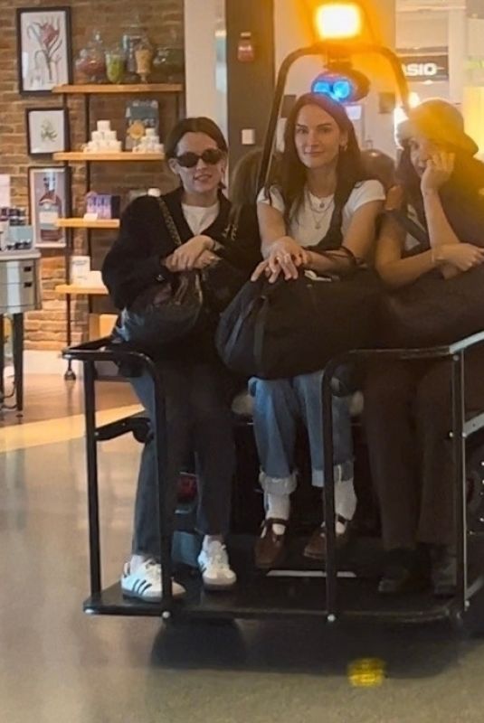 RILEY KEOUGH Catching a Flight Out of JFK Airport in New York 05/08/2024