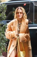 RITA ORA Arrives at a Fitting in New York 05/02/2024
