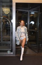 RITA ORA Leaves Her Hotel and Heading to Fittings for Met Gala in New York 05/05/2024