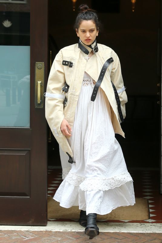 ROSALIA Leaves Greenwich Hotel in New York 04/30/2024