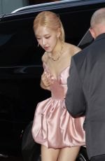 ROSE Arrives at Tiffany Dinner Event in New York 05/02/2024